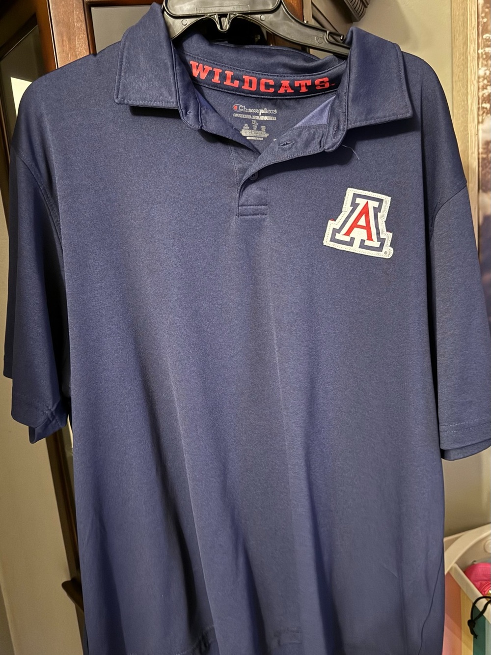 Bundle Colosseum Navy and Gray University of Arizona Polo Shirts - Picture 3 of 6